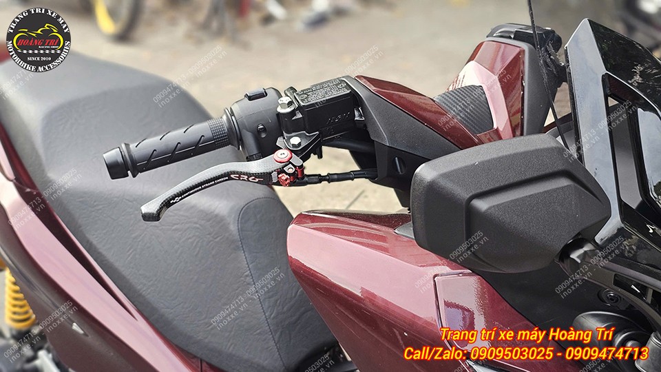 Tay thắng CRG Carbon lắp chuẩn xe  ADV 150/160, PCX 160, Vario 160 (2 đĩa)